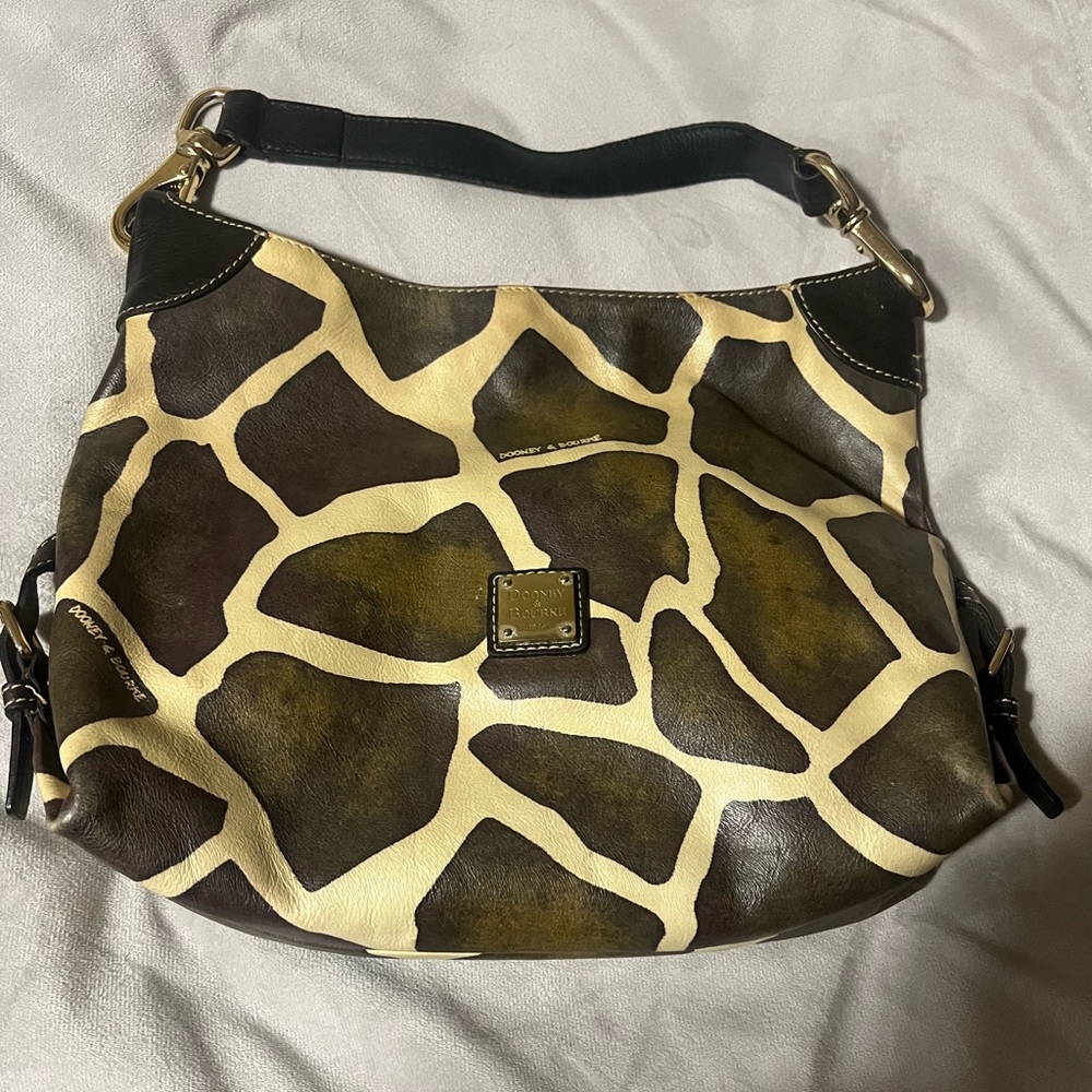 Dooney & Bourke giraffe print handbag. Great condition
